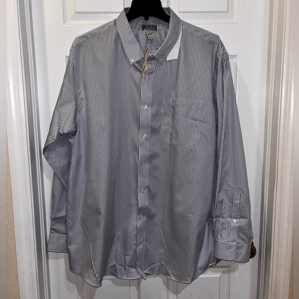 DULUTH Trading Men's Wrinklefighter Relaxed Fit Long Sleeve Shirt NWT SZ 2xlTall